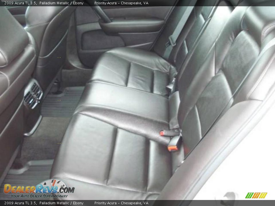 2009 Acura TL 3.5 Palladium Metallic / Ebony Photo #12