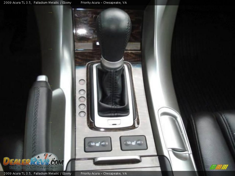 2009 Acura TL 3.5 Palladium Metallic / Ebony Photo #18