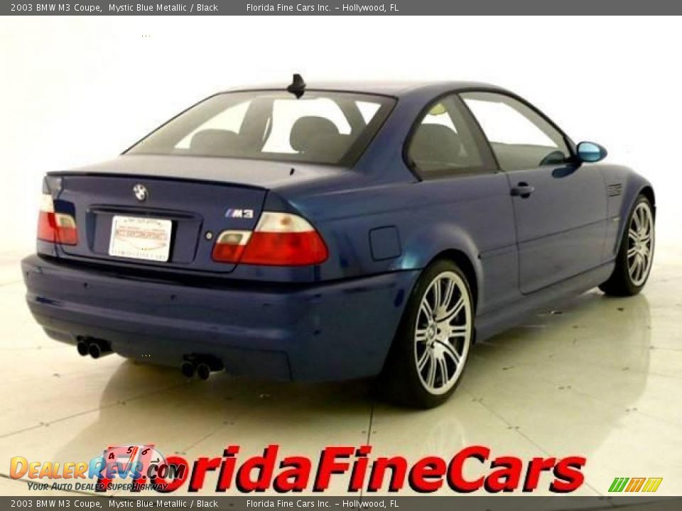 2003 BMW M3 Coupe Mystic Blue Metallic / Black Photo #2