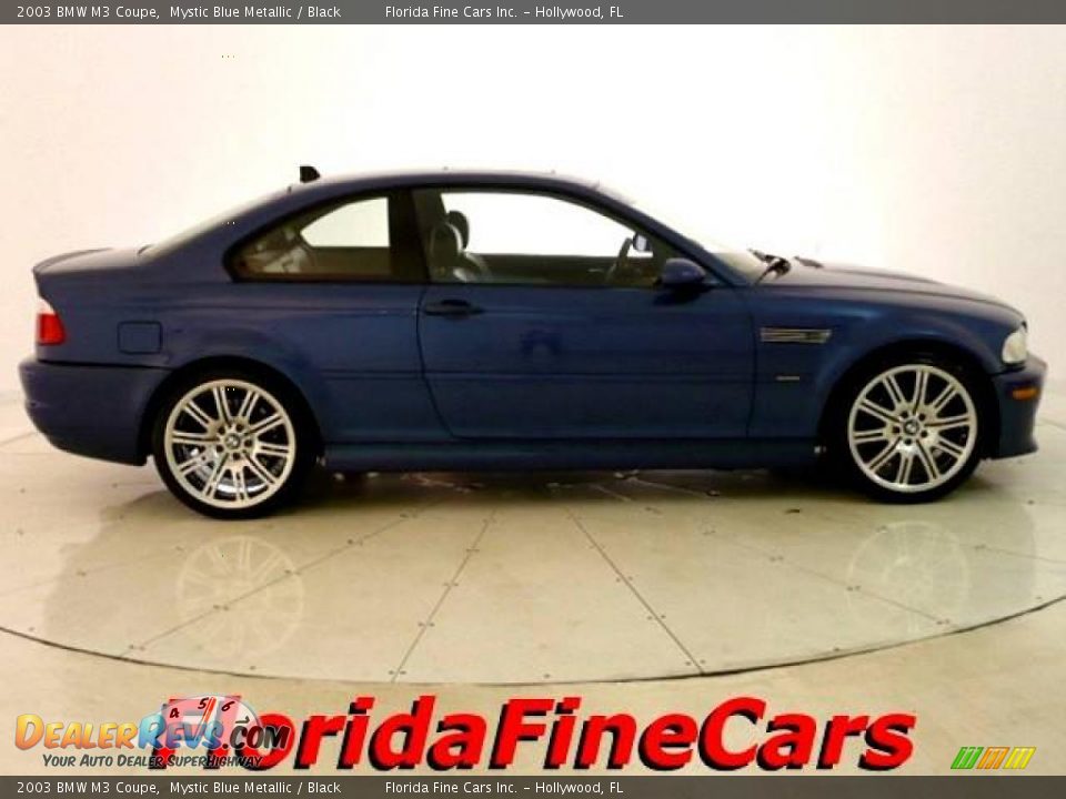 2003 BMW M3 Coupe Mystic Blue Metallic / Black Photo #4