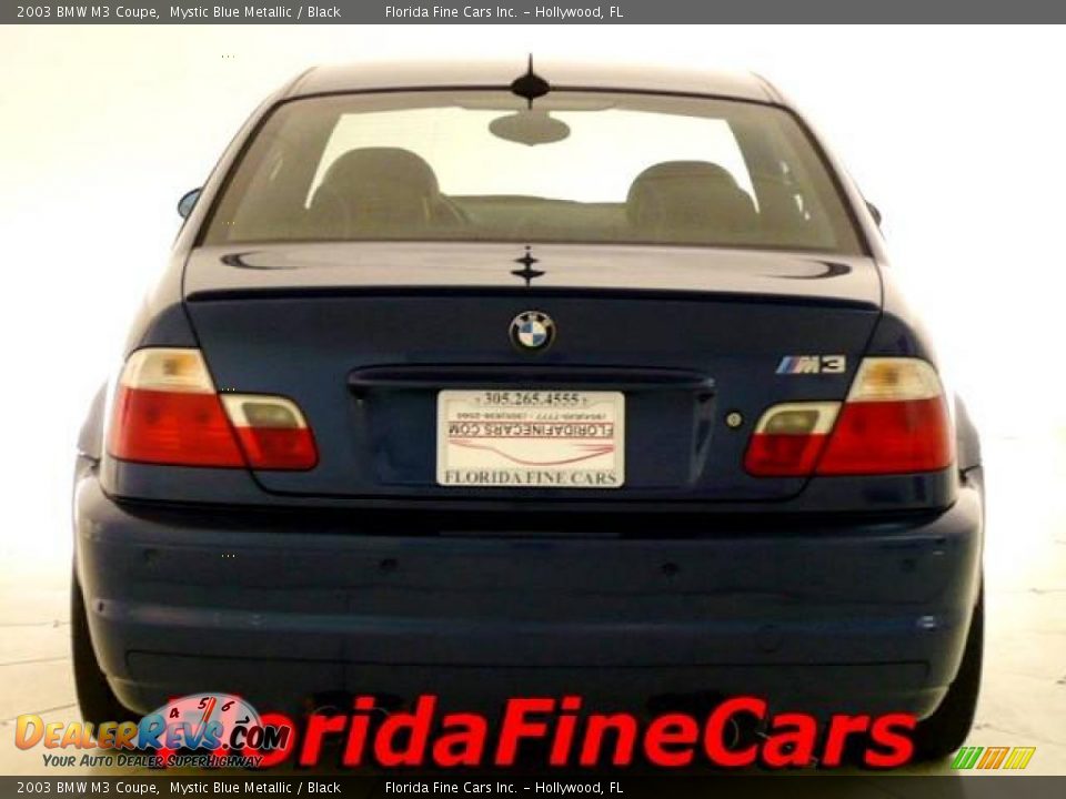 2003 BMW M3 Coupe Mystic Blue Metallic / Black Photo #6
