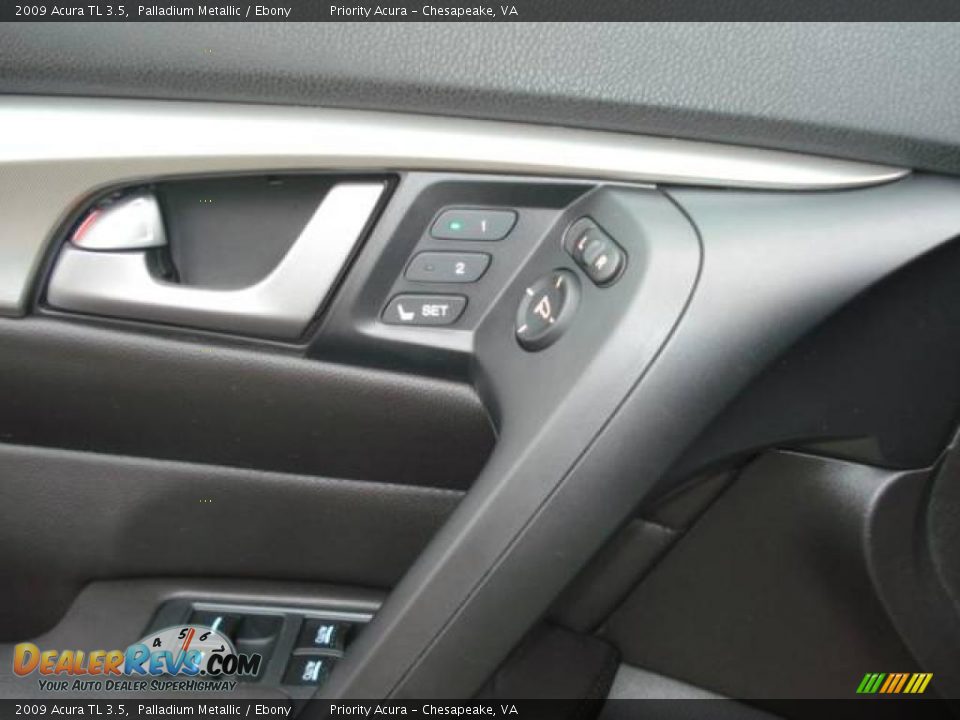 2009 Acura TL 3.5 Palladium Metallic / Ebony Photo #25