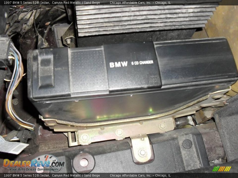 1997 BMW 5 Series 528i Sedan Canyon Red Metallic / Sand Beige Photo #14