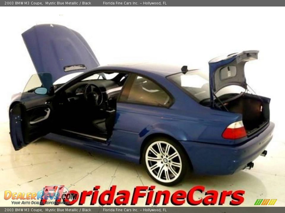2003 BMW M3 Coupe Mystic Blue Metallic / Black Photo #8