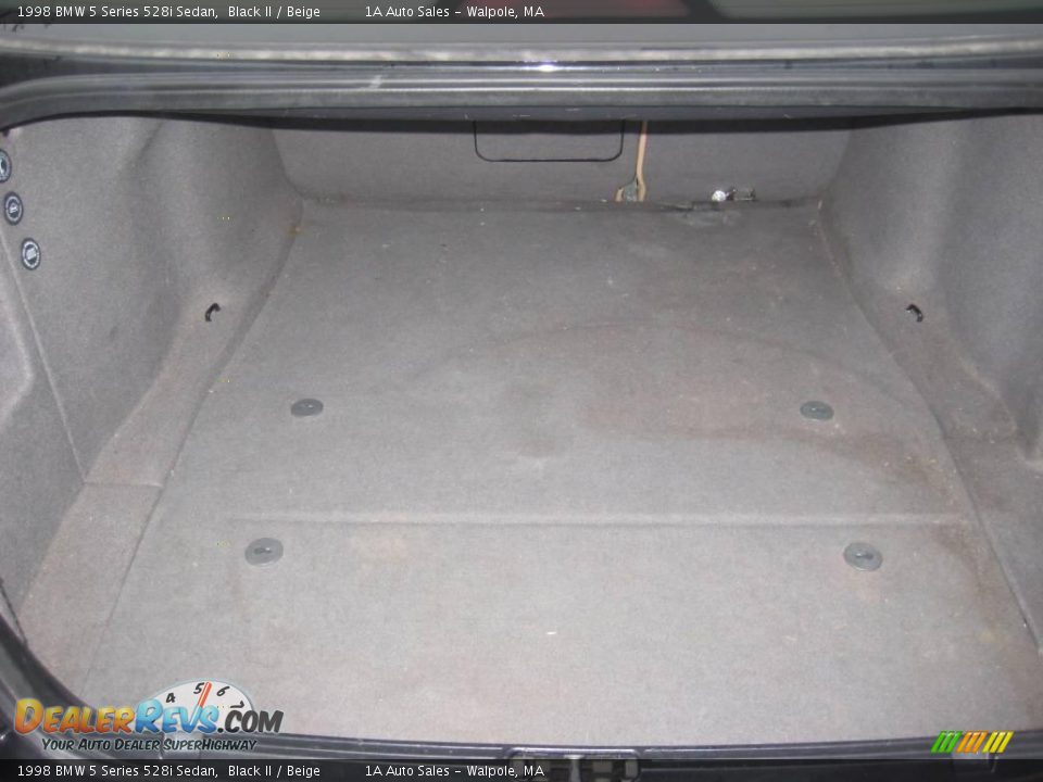 1998 BMW 5 Series 528i Sedan Black II / Beige Photo #18