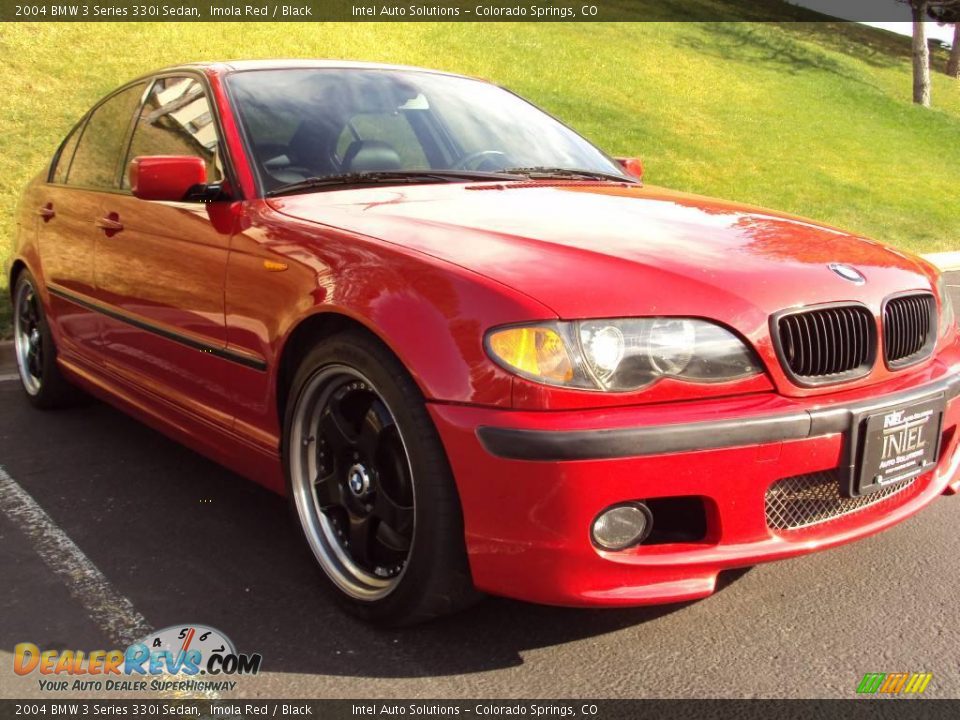 2004 BMW 3 Series 330i Sedan Imola Red / Black Photo #2