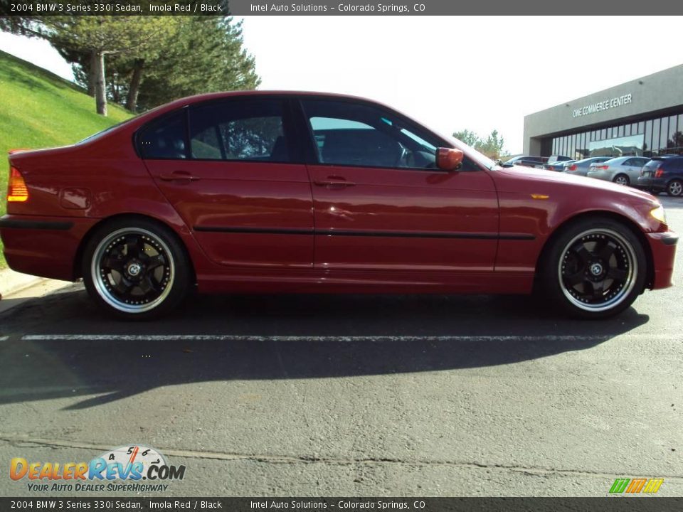 2004 BMW 3 Series 330i Sedan Imola Red / Black Photo #3