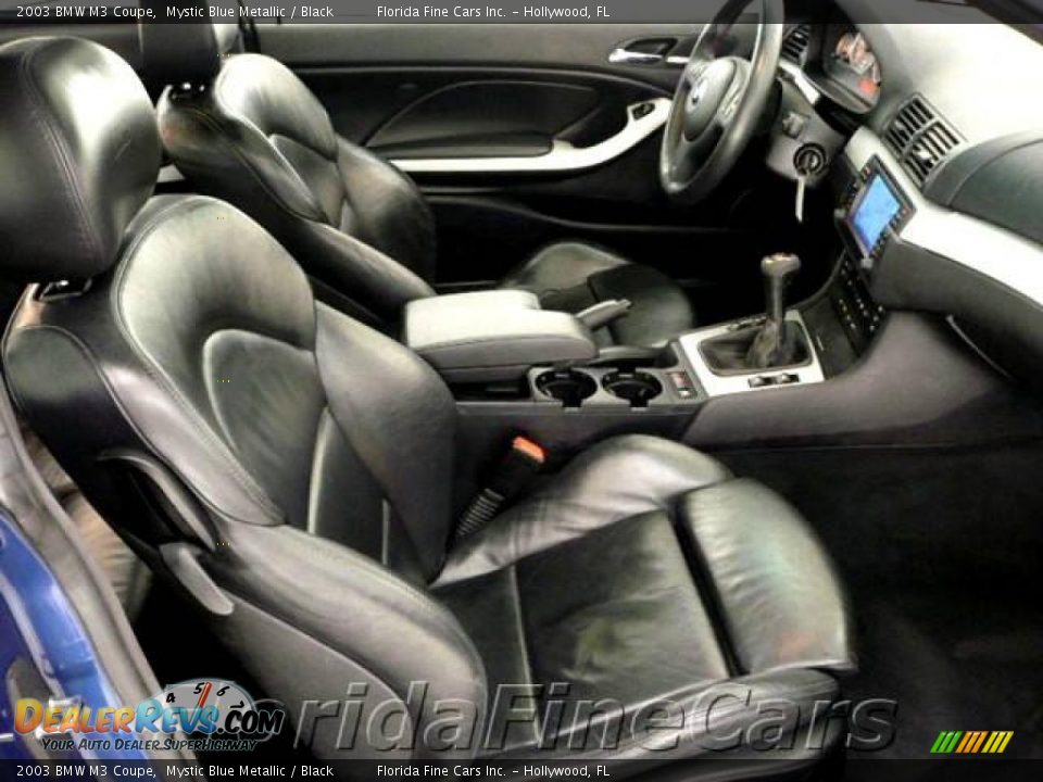 2003 BMW M3 Coupe Mystic Blue Metallic / Black Photo #12