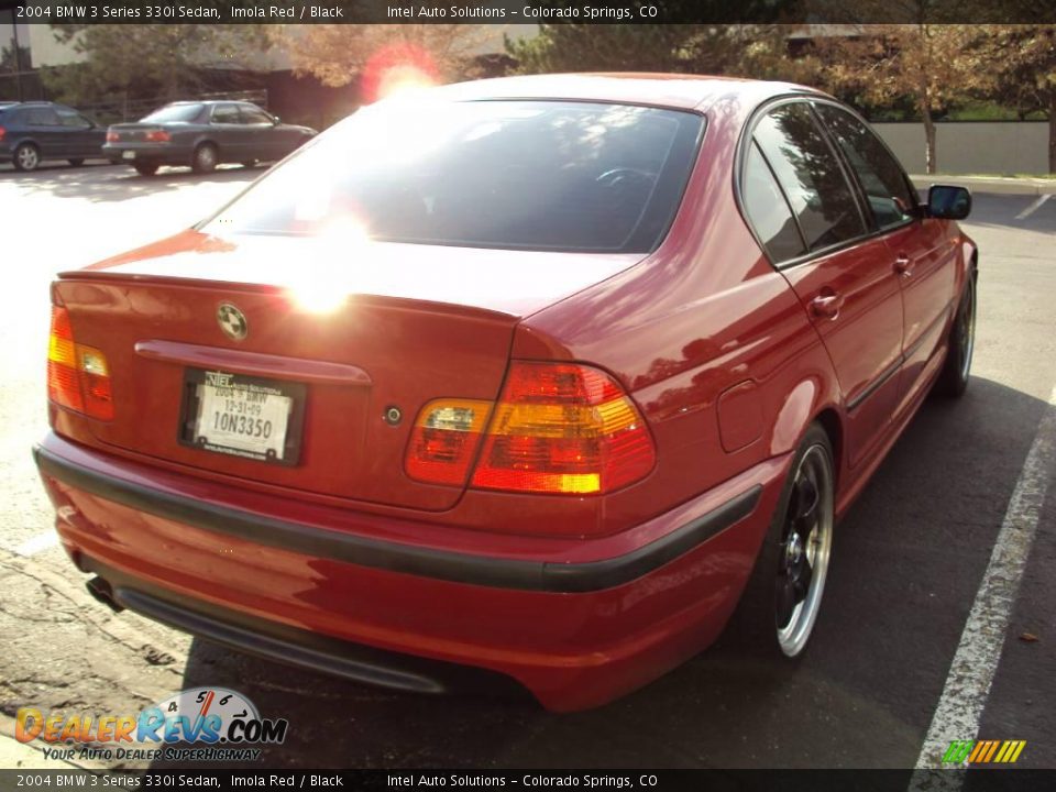 2004 BMW 3 Series 330i Sedan Imola Red / Black Photo #4