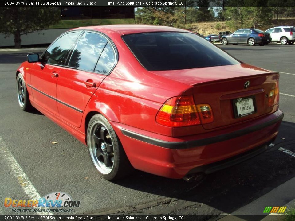 2004 BMW 3 Series 330i Sedan Imola Red / Black Photo #5