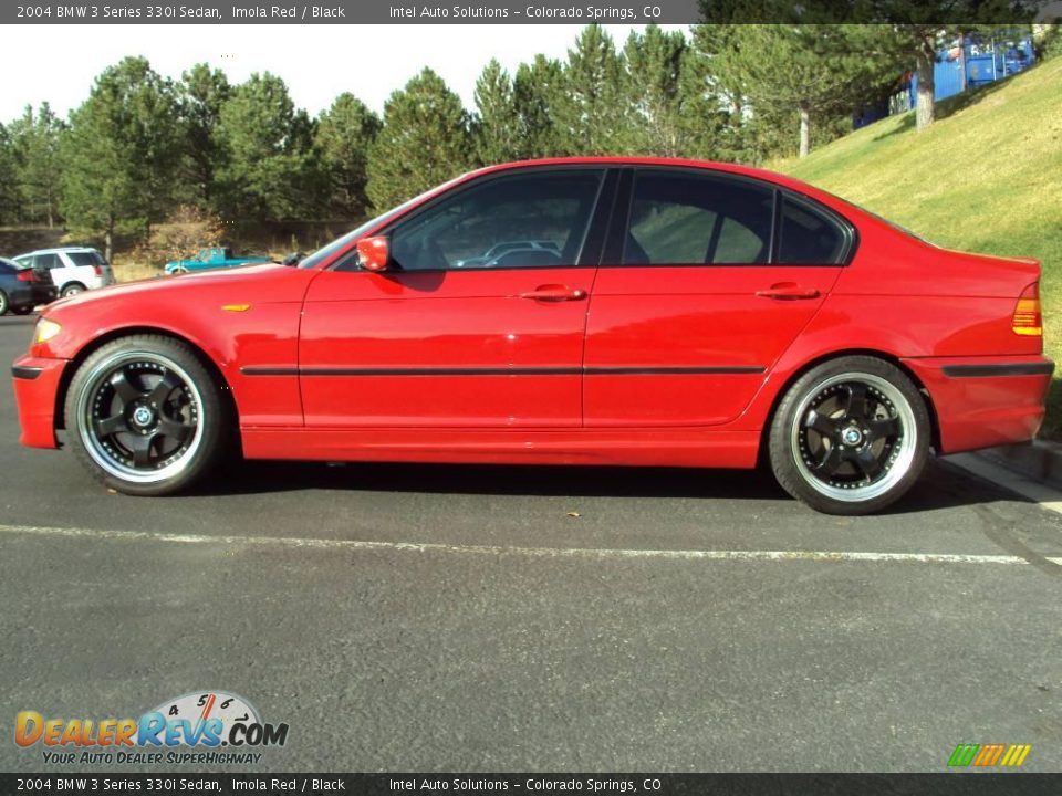 2004 BMW 3 Series 330i Sedan Imola Red / Black Photo #6