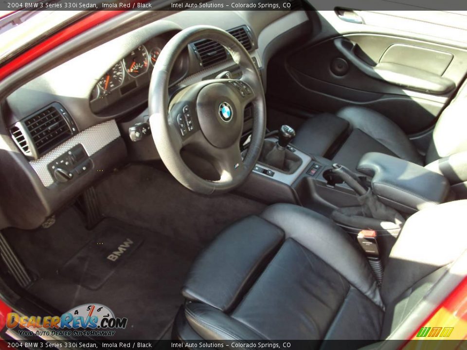 2004 BMW 3 Series 330i Sedan Imola Red / Black Photo #7