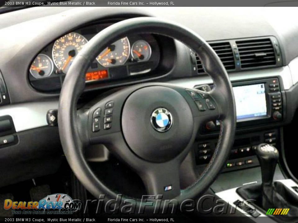 2003 BMW M3 Coupe Mystic Blue Metallic / Black Photo #17