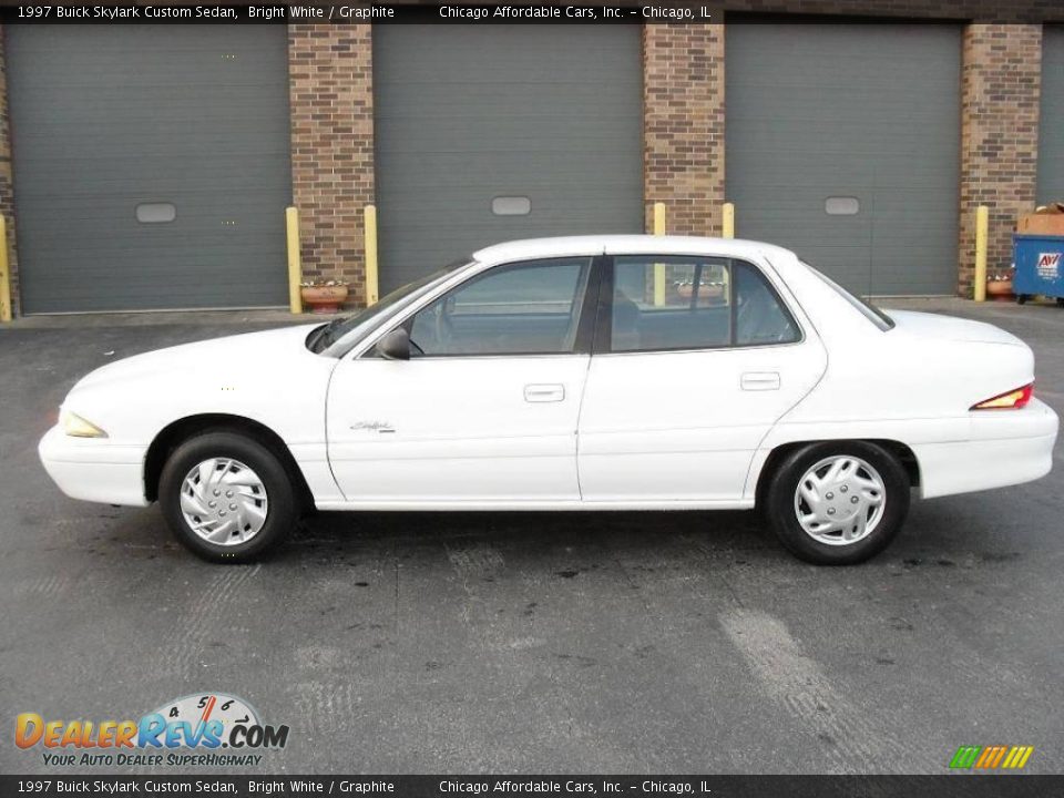 Bright White 1997 Buick Skylark Custom Sedan Photo #5