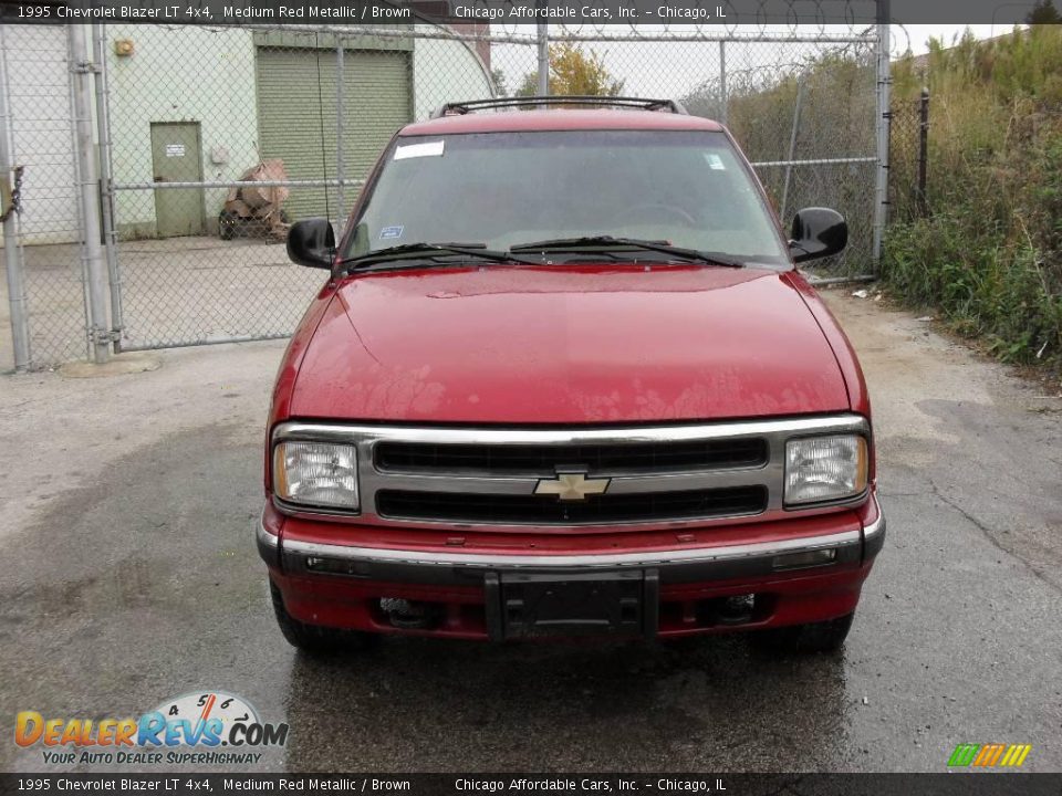 1995 Chevrolet Blazer LT 4x4 Medium Red Metallic / Brown Photo #1