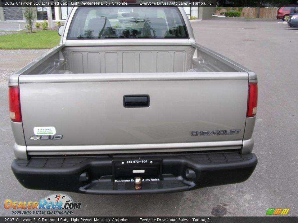 2003 Chevrolet S10 Extended Cab Light Pewter Metallic / Graphite Photo #5
