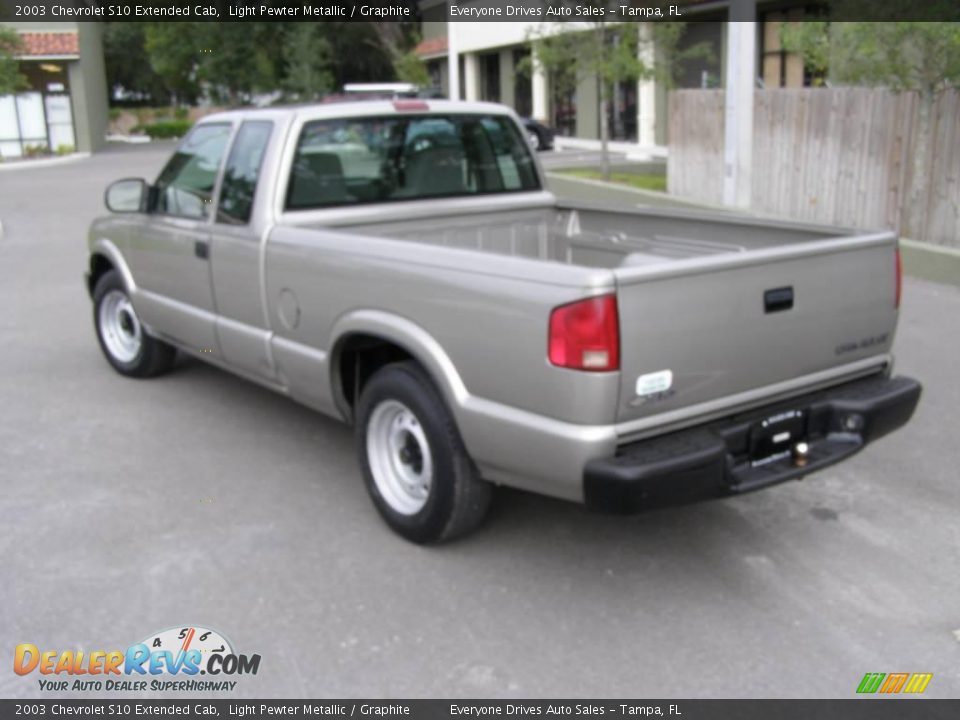2003 Chevrolet S10 Extended Cab Light Pewter Metallic / Graphite Photo #6