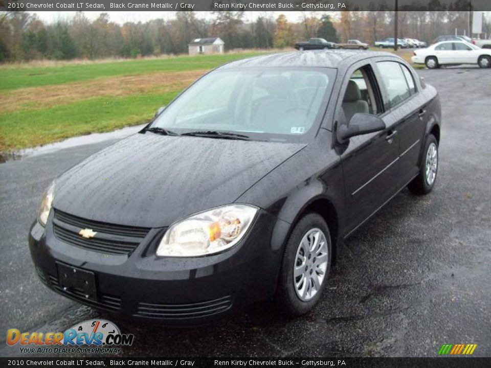 2010 Chevrolet Cobalt LT Sedan Black Granite Metallic / Gray Photo #2
