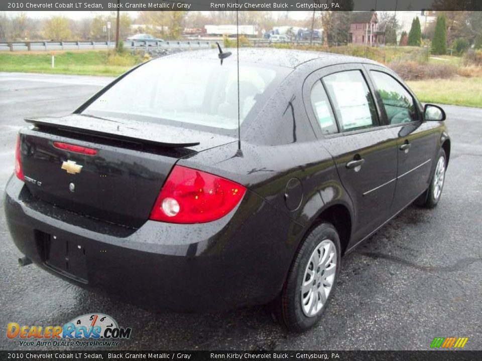 2010 Chevrolet Cobalt LT Sedan Black Granite Metallic / Gray Photo #3