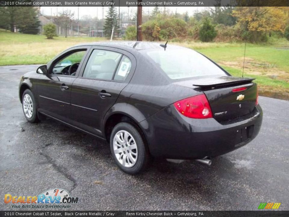 2010 Chevrolet Cobalt LT Sedan Black Granite Metallic / Gray Photo #4