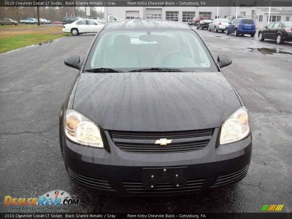 2010 Chevrolet Cobalt LT Sedan Black Granite Metallic / Gray Photo #9