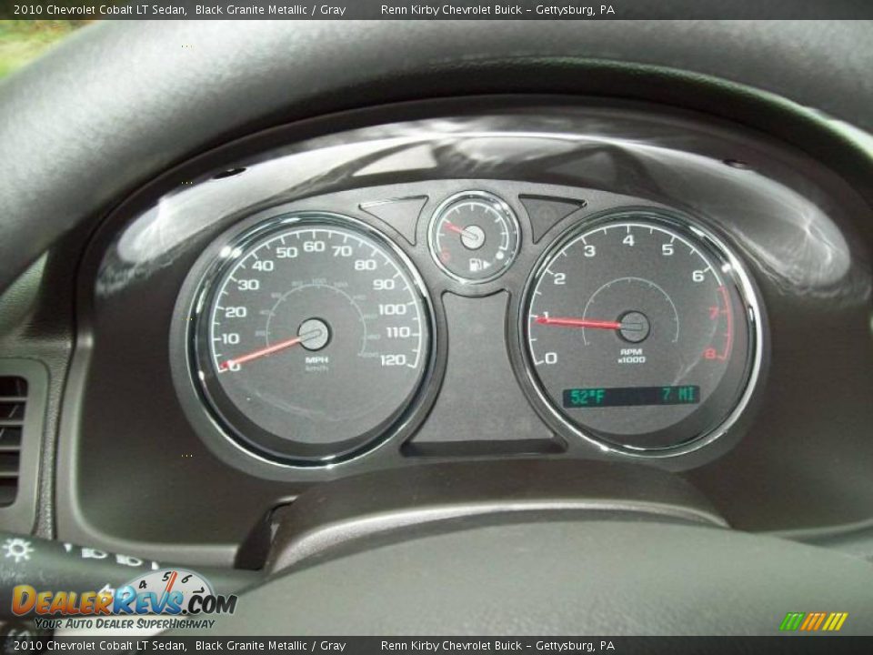 2010 Chevrolet Cobalt LT Sedan Black Granite Metallic / Gray Photo #16