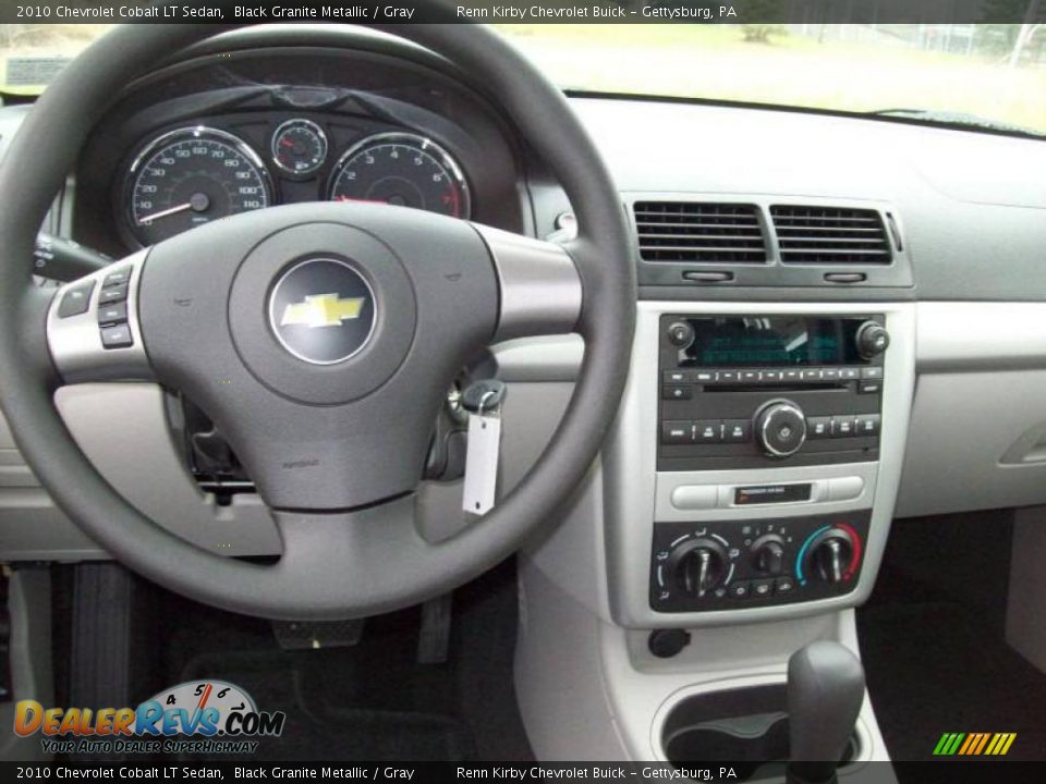 2010 Chevrolet Cobalt LT Sedan Black Granite Metallic / Gray Photo #17