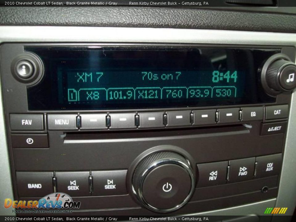 2010 Chevrolet Cobalt LT Sedan Black Granite Metallic / Gray Photo #18