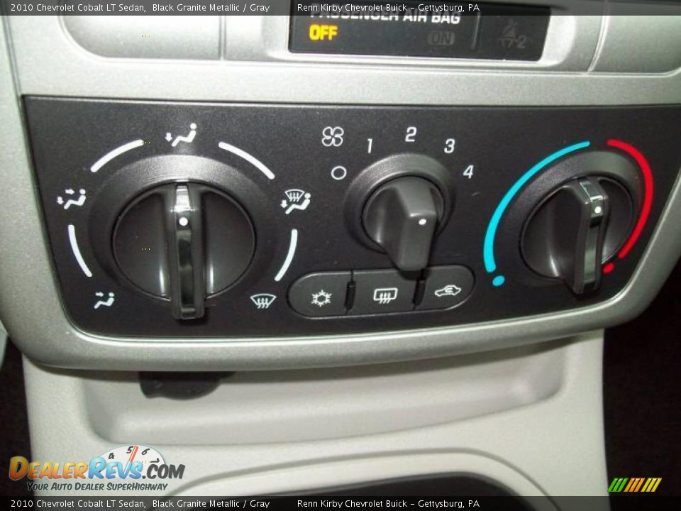 2010 Chevrolet Cobalt LT Sedan Black Granite Metallic / Gray Photo #19