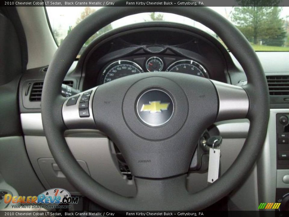 2010 Chevrolet Cobalt LT Sedan Black Granite Metallic / Gray Photo #22