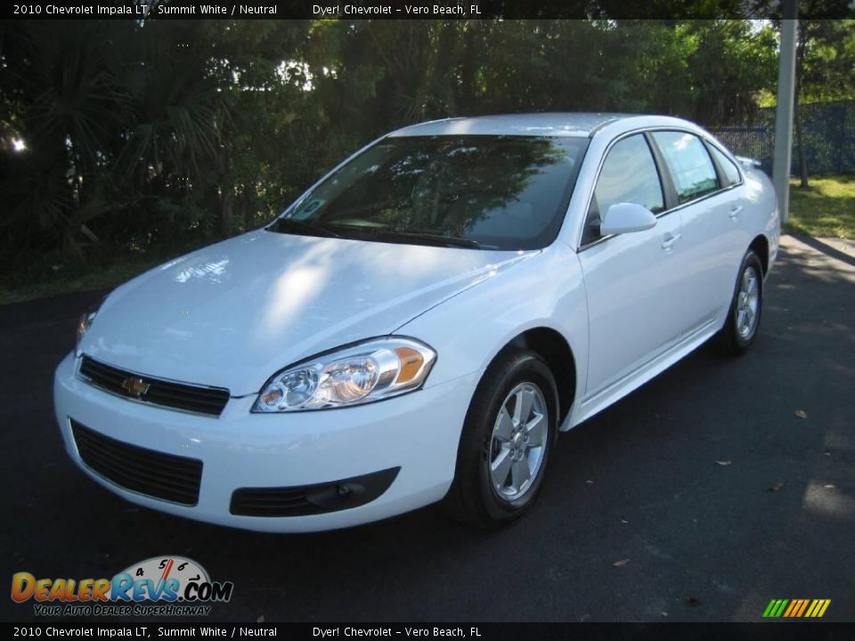 2010 Chevrolet Impala LT Summit White / Neutral Photo #1