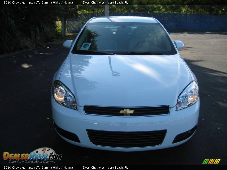2010 Chevrolet Impala LT Summit White / Neutral Photo #2