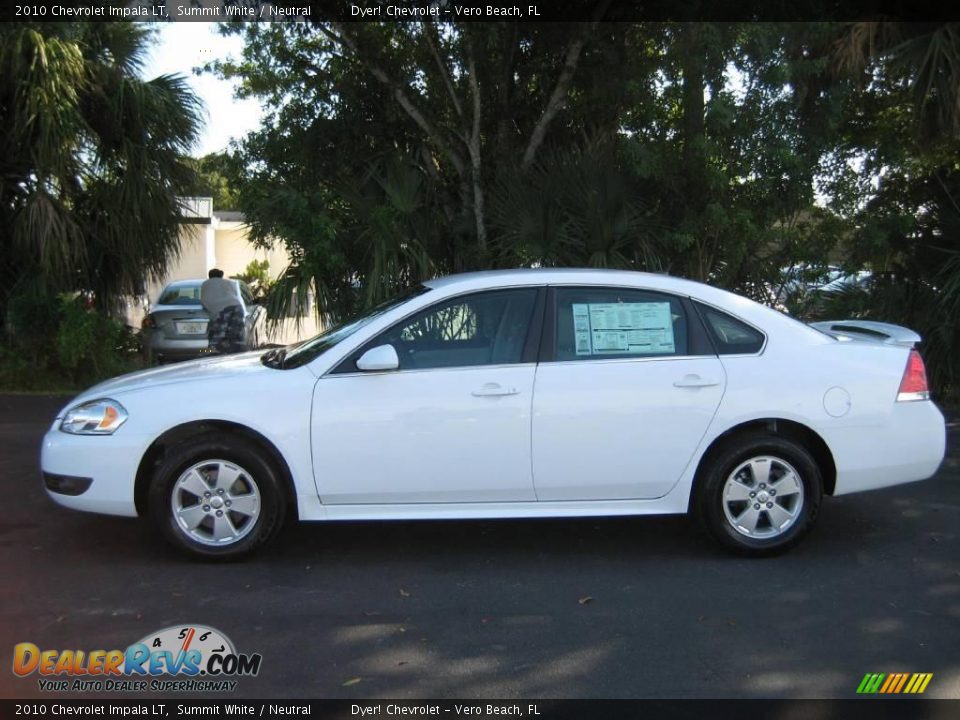 2010 Chevrolet Impala LT Summit White / Neutral Photo #3
