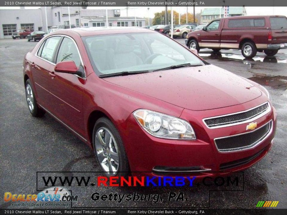 2010 Chevrolet Malibu LT Sedan Red Jewel Tintcoat / Titanium Photo #1