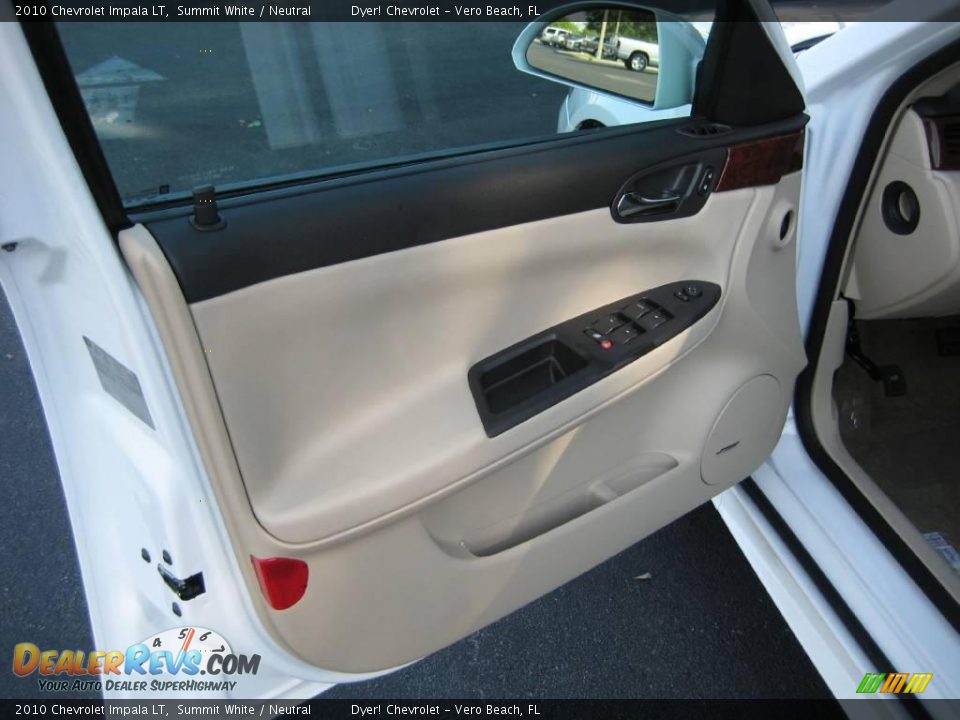 2010 Chevrolet Impala LT Summit White / Neutral Photo #8
