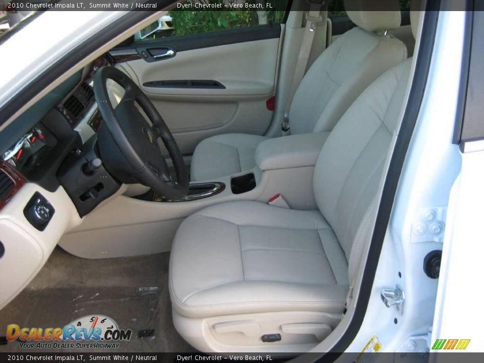 2010 Chevrolet Impala LT Summit White / Neutral Photo #9