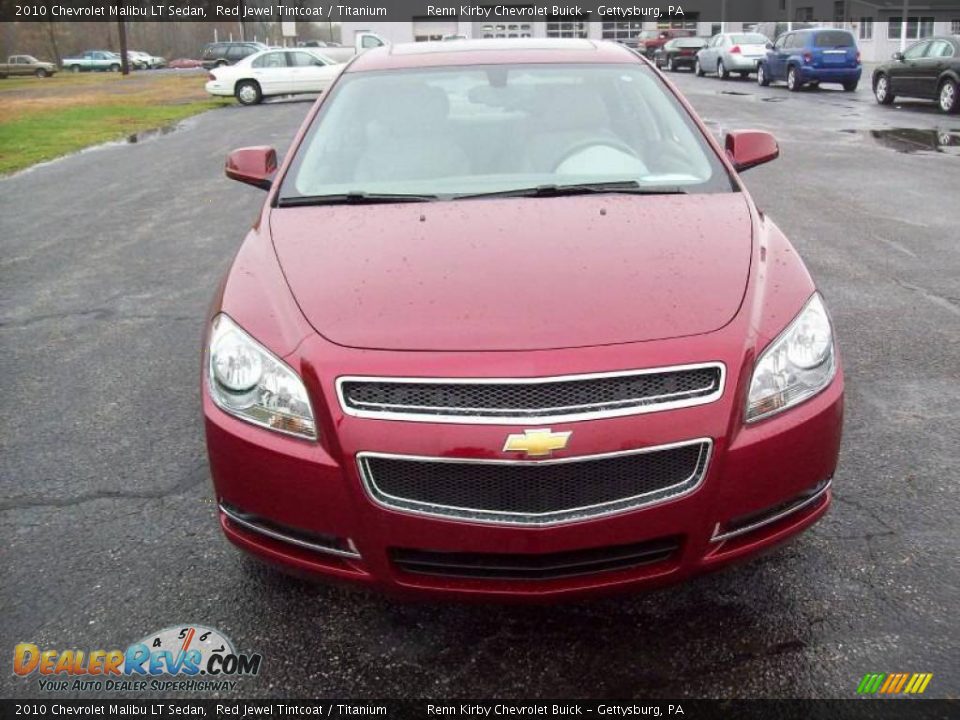 2010 Chevrolet Malibu LT Sedan Red Jewel Tintcoat / Titanium Photo #9