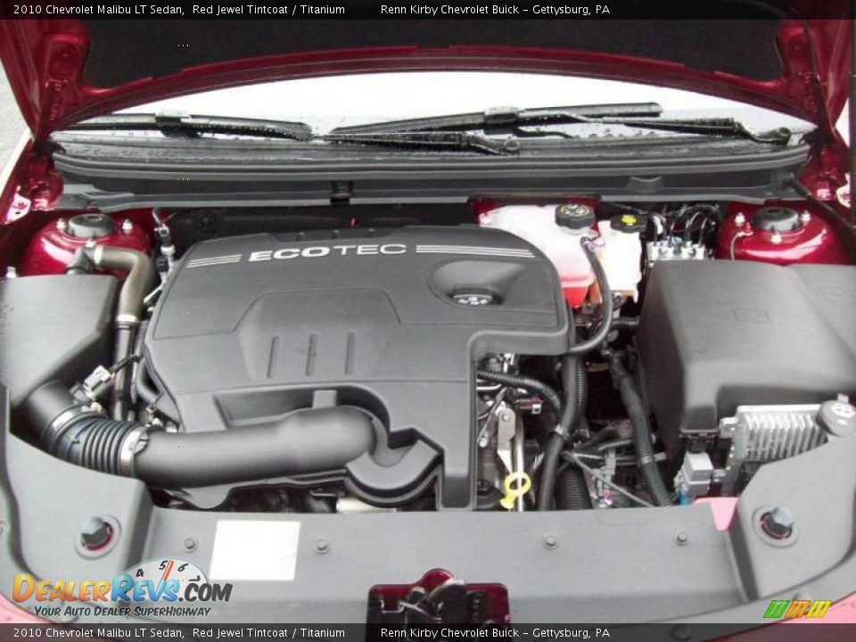 2010 Chevrolet Malibu LT Sedan Red Jewel Tintcoat / Titanium Photo #10