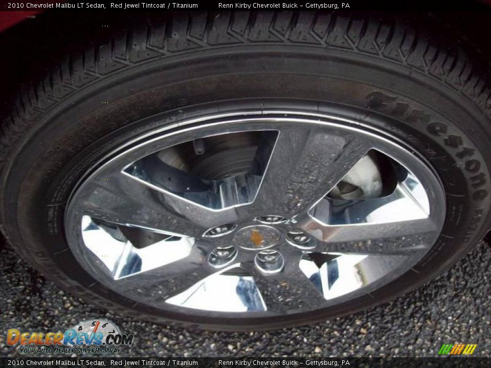2010 Chevrolet Malibu LT Sedan Red Jewel Tintcoat / Titanium Photo #13