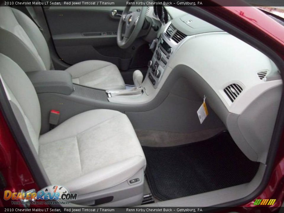 2010 Chevrolet Malibu LT Sedan Red Jewel Tintcoat / Titanium Photo #14