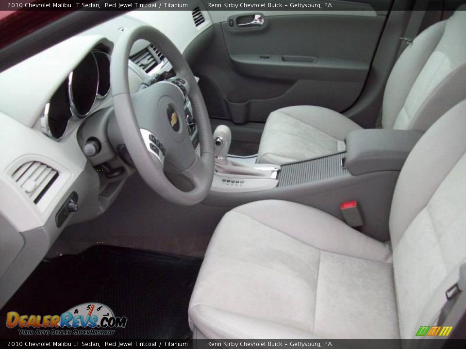 2010 Chevrolet Malibu LT Sedan Red Jewel Tintcoat / Titanium Photo #15