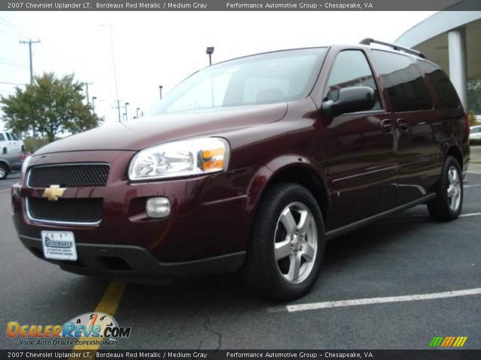 2007 Chevrolet Uplander LT Bordeaux Red Metallic / Medium Gray Photo #1