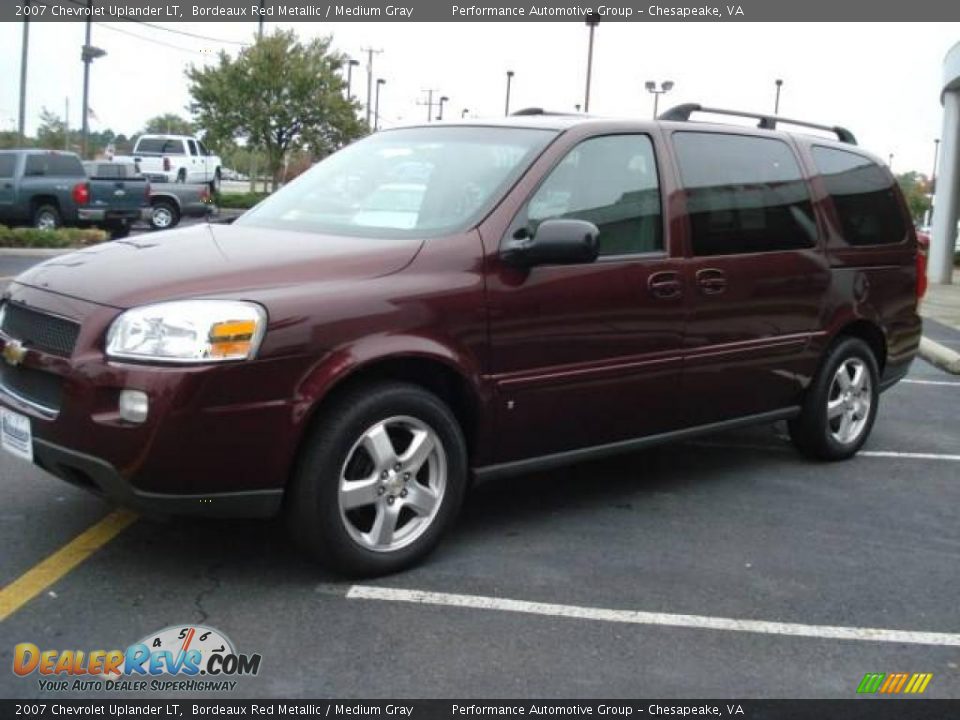 2007 Chevrolet Uplander LT Bordeaux Red Metallic / Medium Gray Photo #2