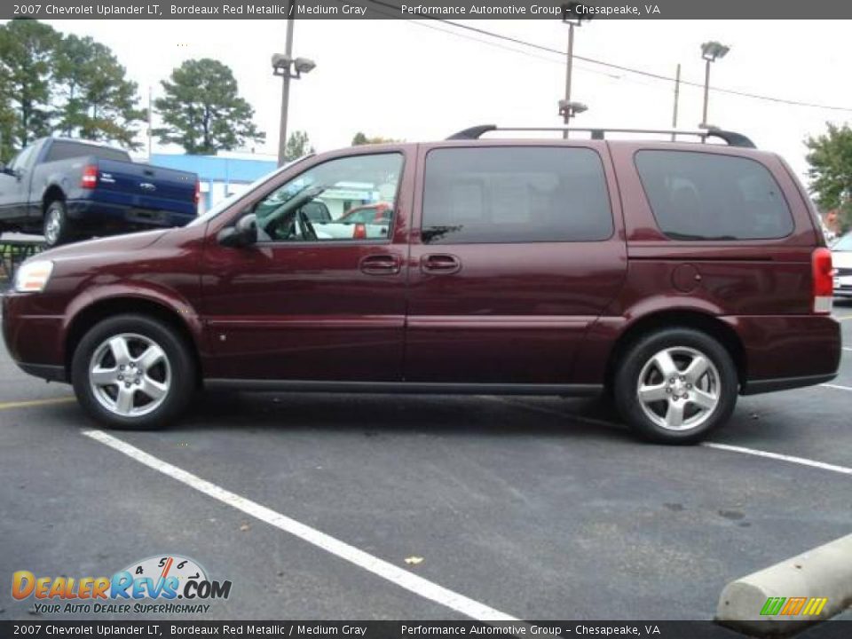 2007 Chevrolet Uplander LT Bordeaux Red Metallic / Medium Gray Photo #3
