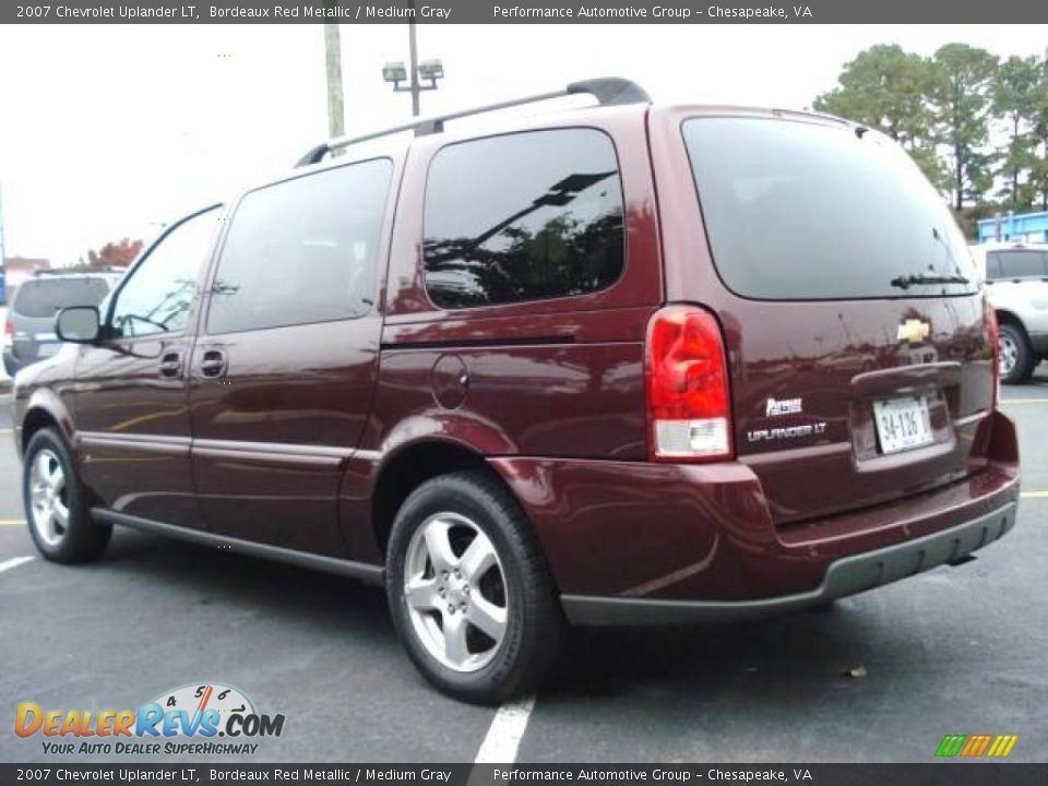 2007 Chevrolet Uplander LT Bordeaux Red Metallic / Medium Gray Photo #4