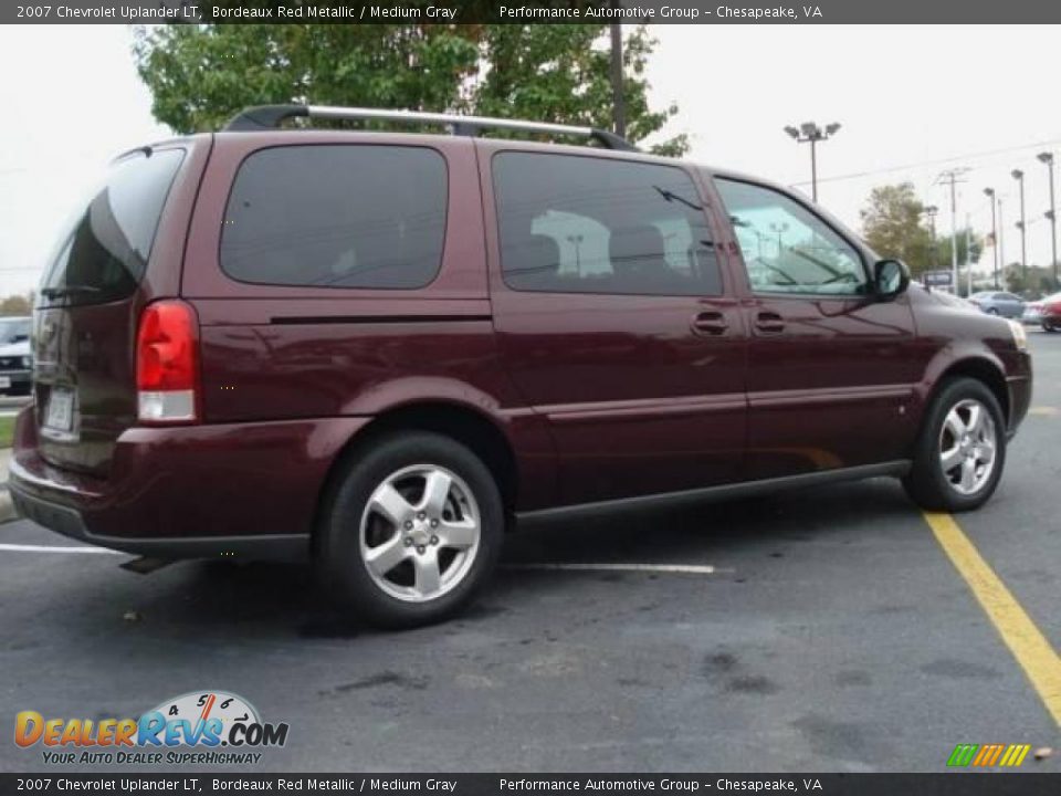 2007 Chevrolet Uplander LT Bordeaux Red Metallic / Medium Gray Photo #5