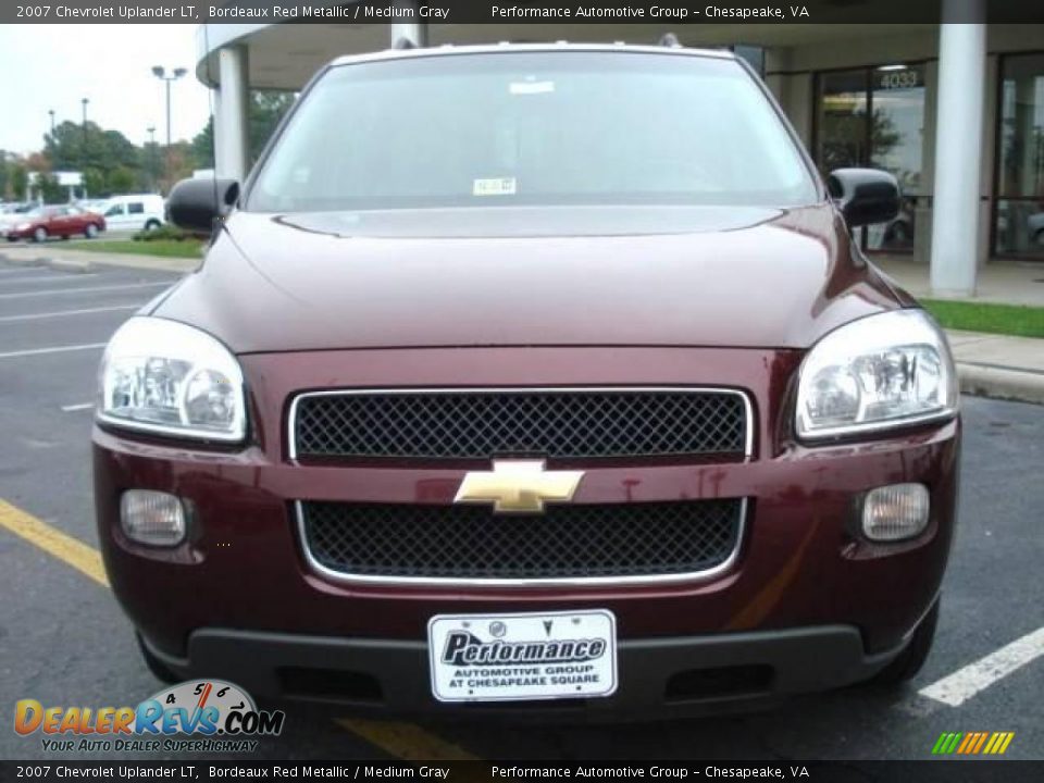 2007 Chevrolet Uplander LT Bordeaux Red Metallic / Medium Gray Photo #8