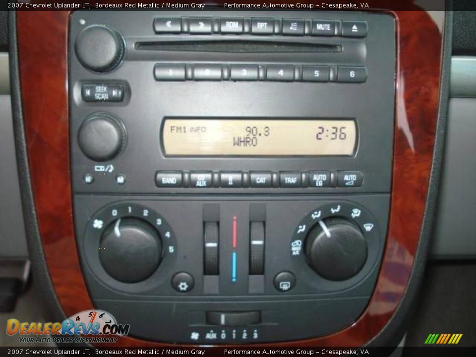 2007 Chevrolet Uplander LT Bordeaux Red Metallic / Medium Gray Photo #22