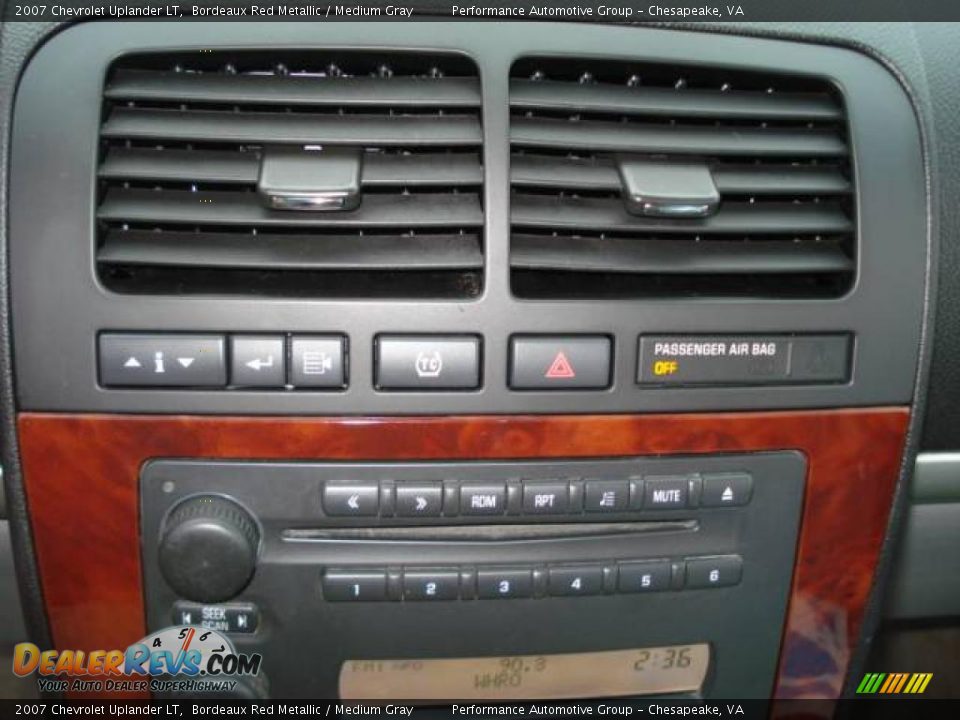 2007 Chevrolet Uplander LT Bordeaux Red Metallic / Medium Gray Photo #23