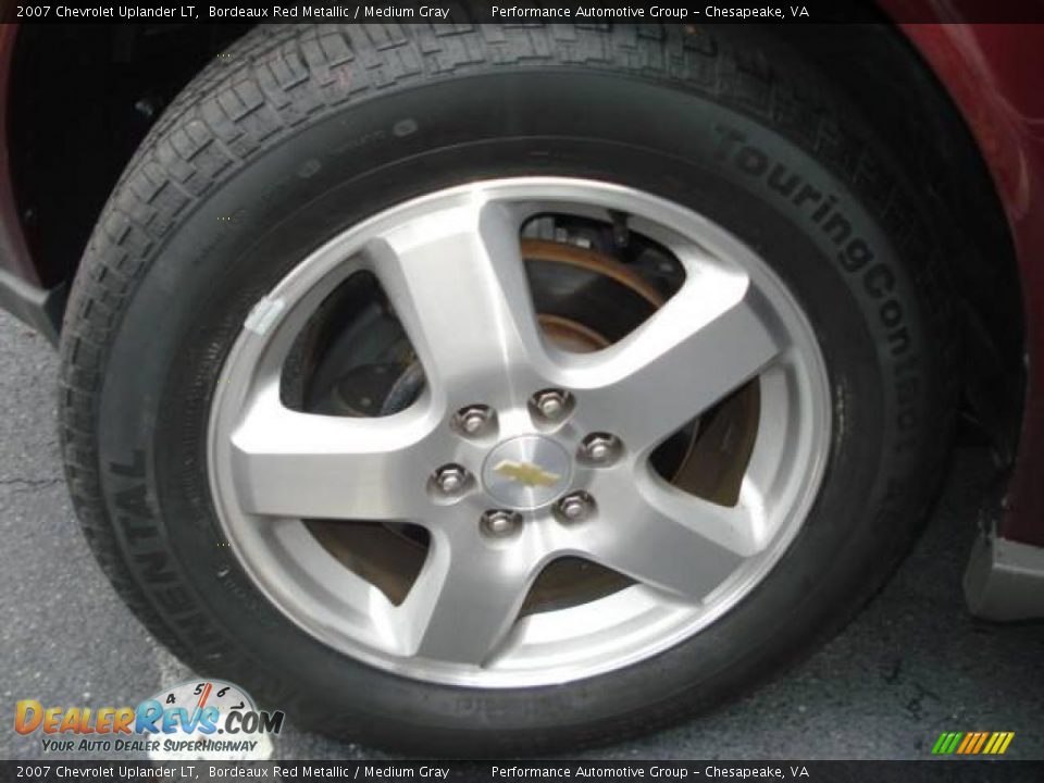 2007 Chevrolet Uplander LT Bordeaux Red Metallic / Medium Gray Photo #29